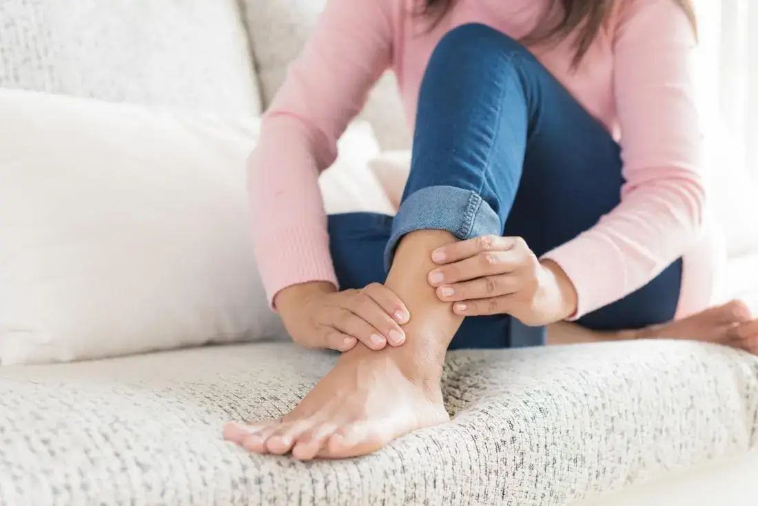 outside ankle pain no swelling